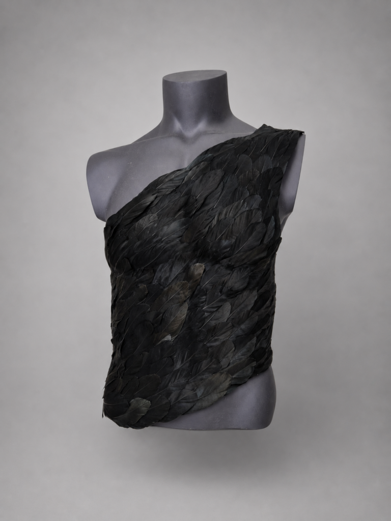 Midnight Feather Corset